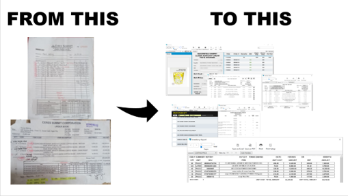 Manual records transformed into digital operations